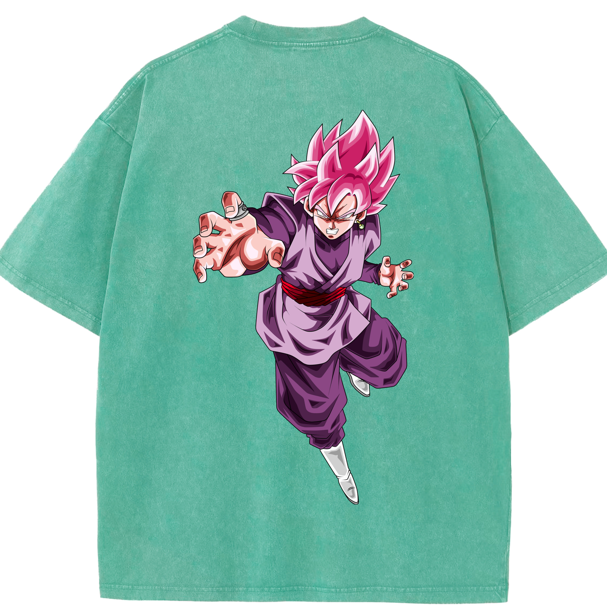 （画像用） ドラゴンボール ベジット DRAGON BALL Vegetto 綿100% ヴィンテージ風 半袖Tシャツ（背面プリント）